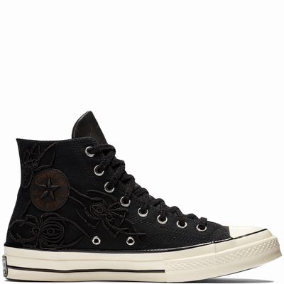 Converse X Dr Woo Chuck 70 High Tops Mens - Black/Black Shoes (695PXDYW)